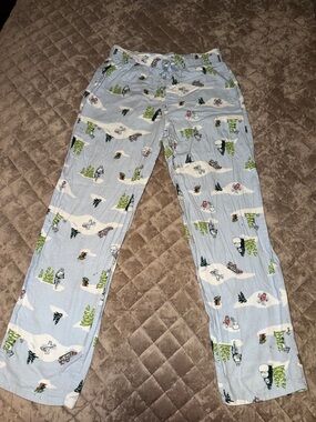 Old Navy Light Blue Star Wars Winter Pajama Pants